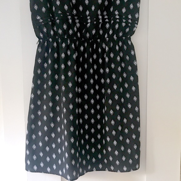 Xhilaration Black Patterned Dress - Picture 3 of 8